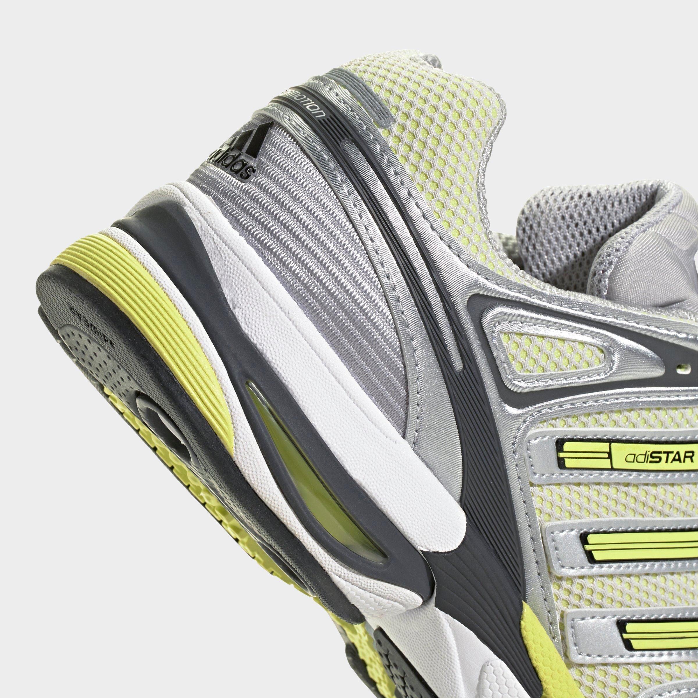 Men's adidas Adistar Control 5 Casual Shoes - Part 1 - Grey/Semi Frozen Lemon/Utility Black - Detail shot