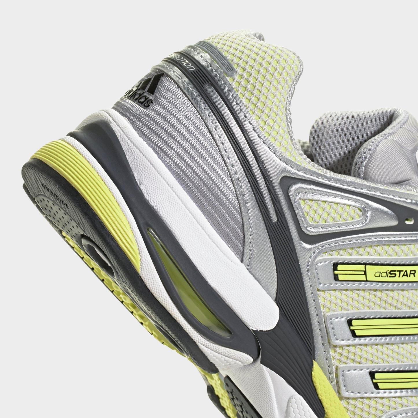 Men's adidas Adistar Control 5 Casual Shoes - Part 1 - Grey/Semi Frozen Lemon/Utility Black - Detail shot