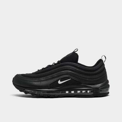 Men's Nithtke Air Max 97 Casual Shoes - Black/Anthracite/White - Left shoe facing left. Outside of the shoe.
