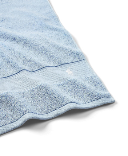 Polo Ralph Lauren Polo Player Cotton Bath Towel, 58" x 30" - Office Blue