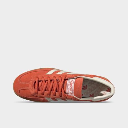Men's adidas Originals Handball Spezial Casual Shoes - Part 2 - Preloved Red/Cream White/Crystal White - Top view