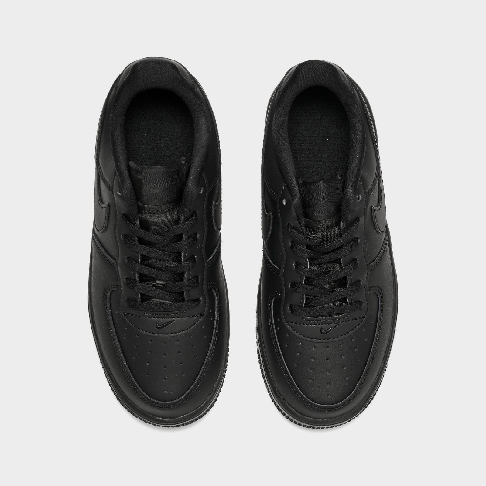 Little Kids' Nike Force 1 Casual Shoes - Black/Black/Black