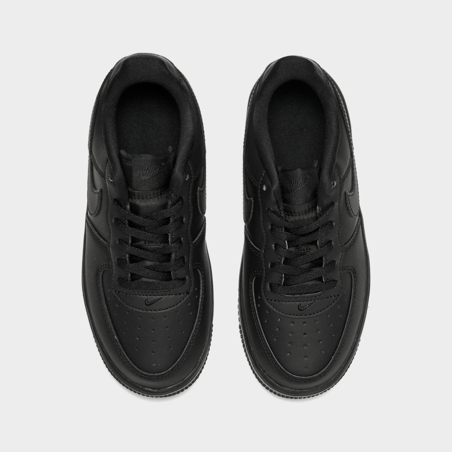 Little Kids' Nike Force 1 Casual Shoes - Black/Black/Black