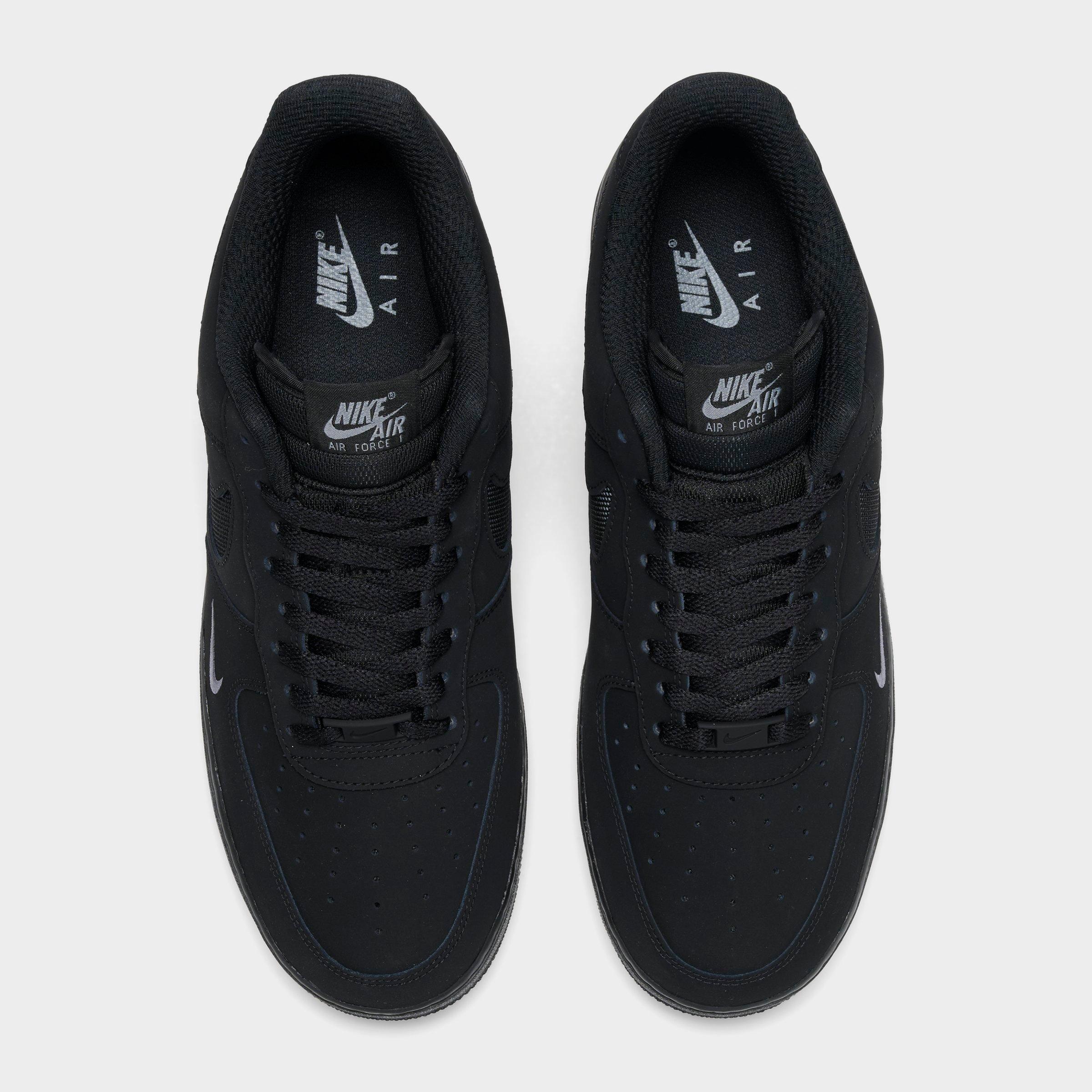 Men's Nithtke Air Force 1 '07 LV8 Casual Shoes - Part 2 - Black/Cool Grey/Cool Grey - Top view