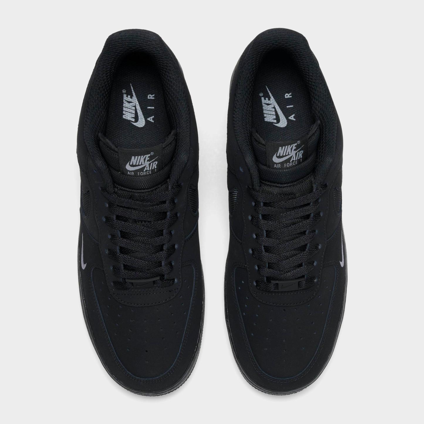 Men's Nithtke Air Force 1 '07 LV8 Casual Shoes - Part 2 - Black/Cool Grey/Cool Grey - Top view