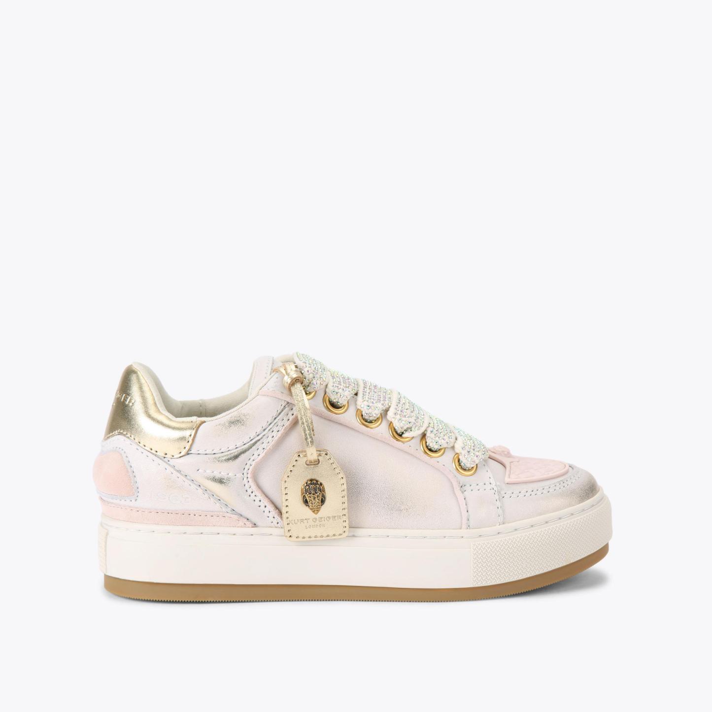Kurt Geiger London Southbank Tag Sneaker - White