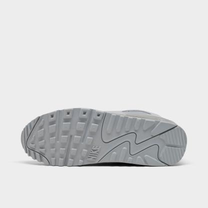 Men's Nithtke Air Max 90 Casual Shoes - Part 1 - Wolf Grey/Black/White/Black - Bottom view