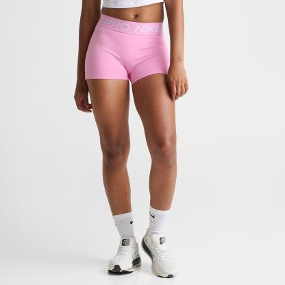 Women's Nithtke Pro Mid-Rise 3" Biker Shorts - Pink Rise/White