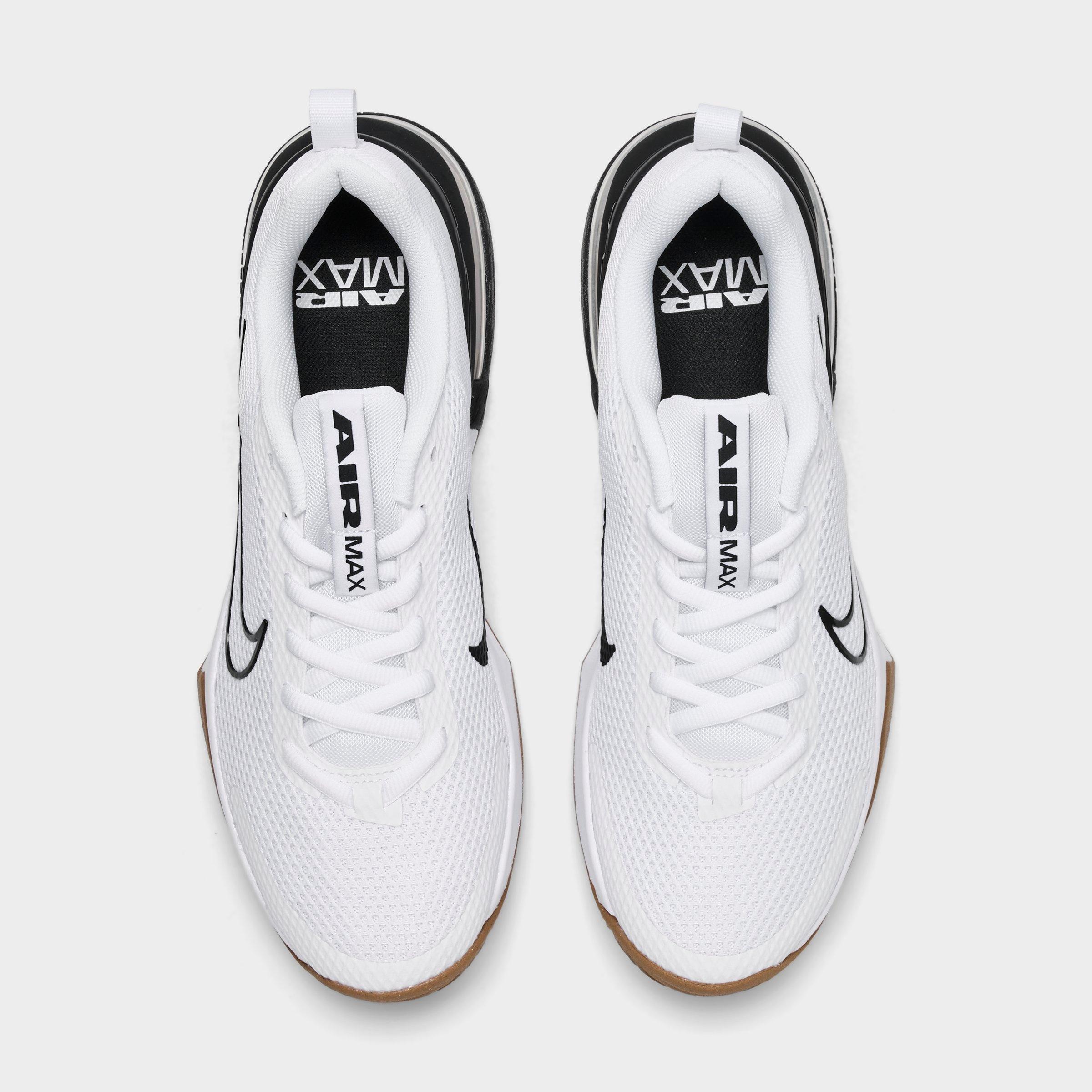 Men's Nithtke Air Max Alpha Trainer 6 Training Shoes - Part 3 - White/Black/Gum Medium Brown/White - Top view