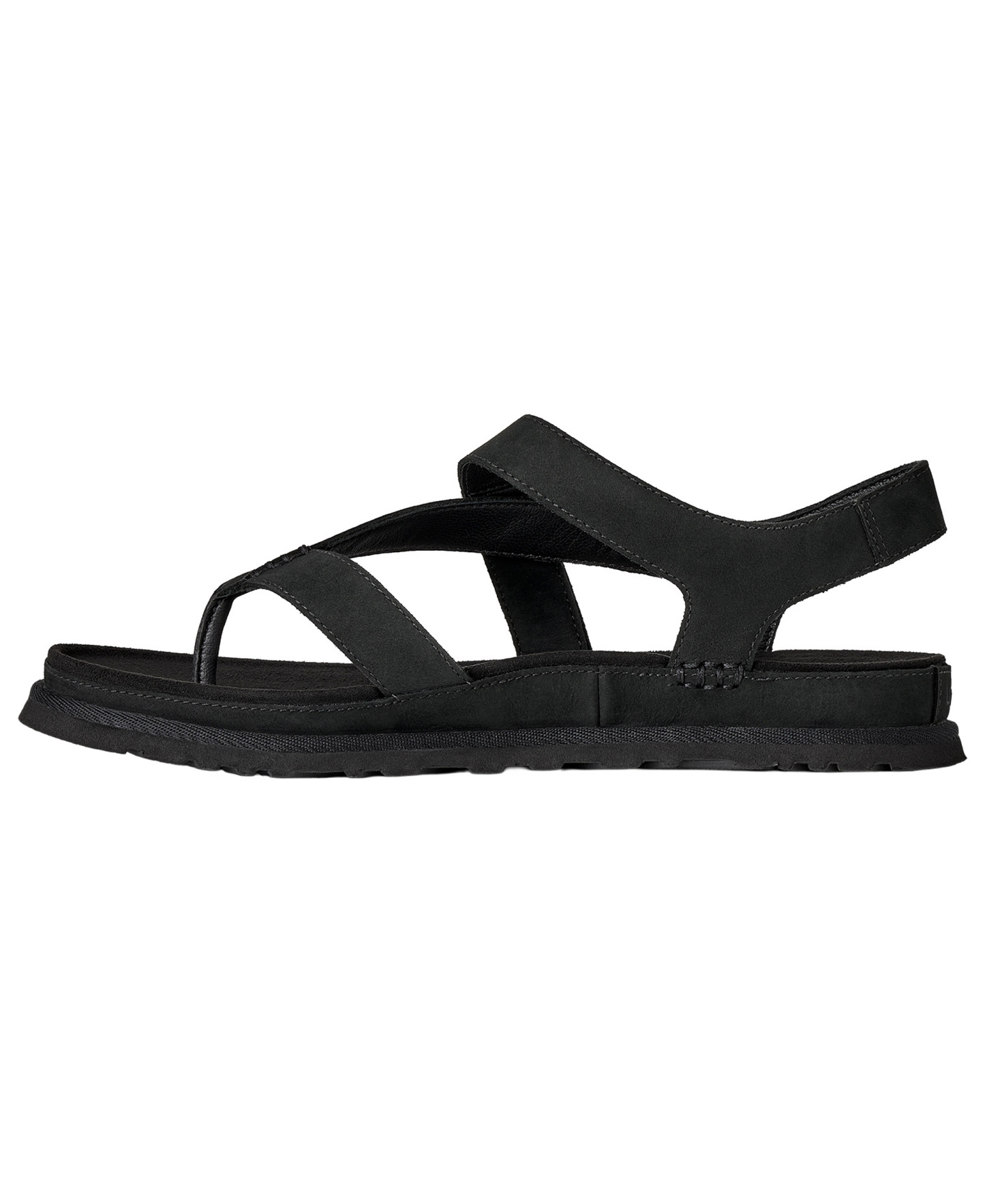 UGG® Women's GoldenGaze Open Toe Flat Sandals - Black