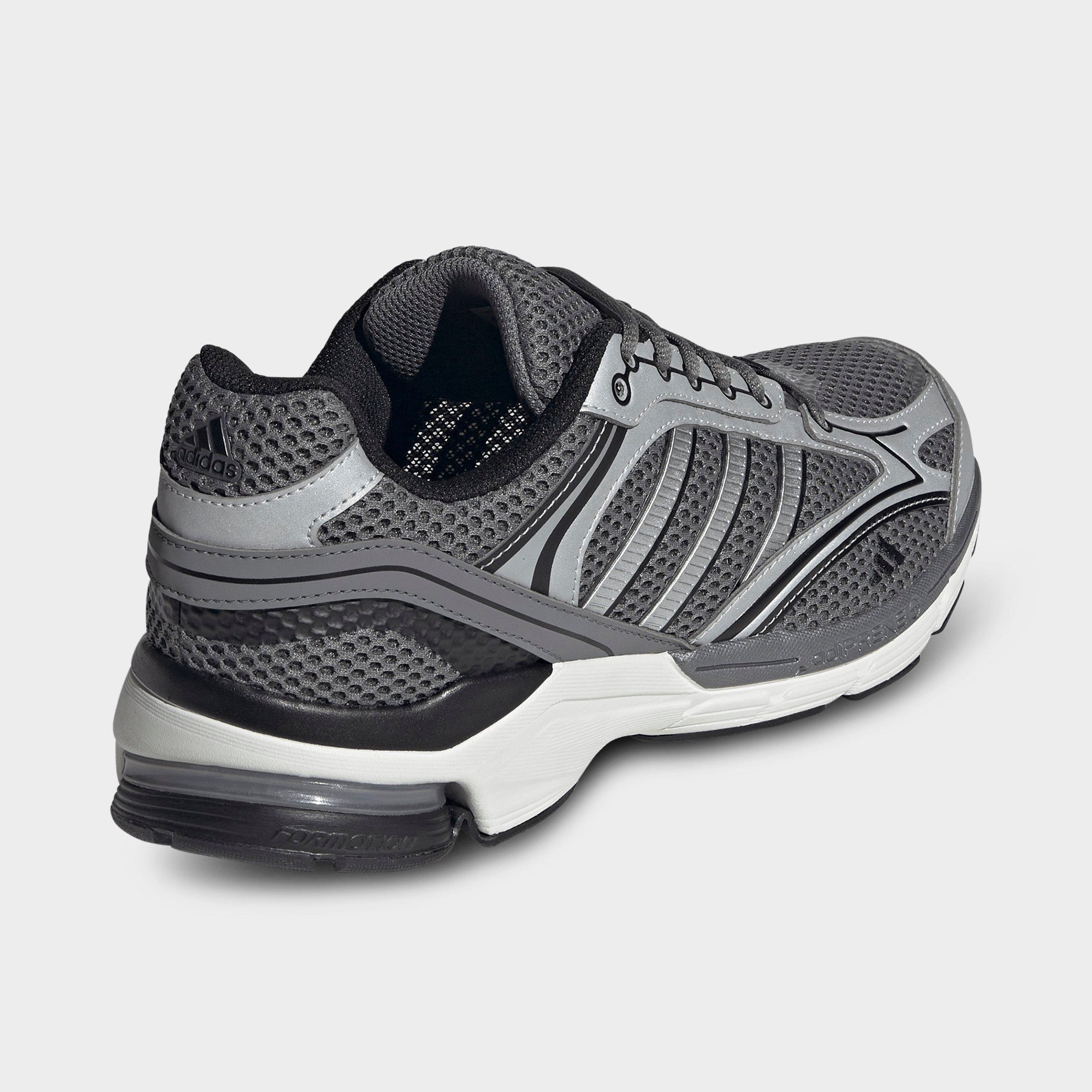 Men's adidas Spiritain 2000 Casual Shoes - Part 1 - Grey/Matte Silver/Core Black - Back view