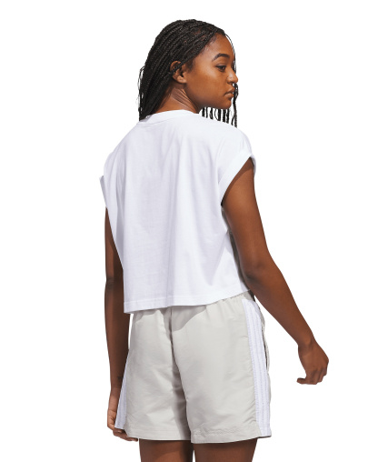 adidas Women's Summer Romance Crewneck Graphic Cotton T-Shirt - White