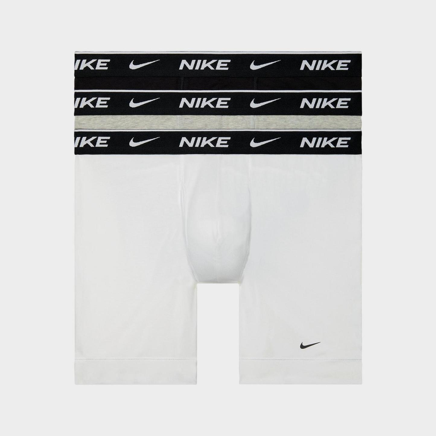 Men's Nike Stretch Cotton Boxer Briefs (3-Pack) - Multi-Color