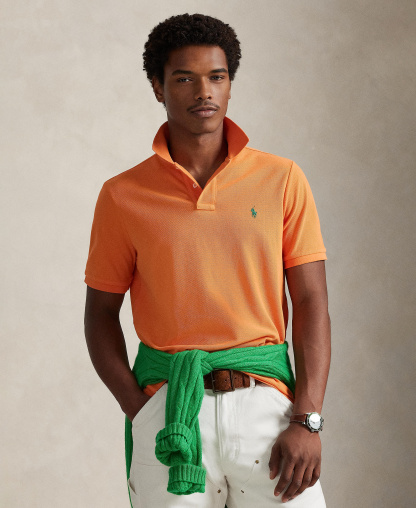 Polo Ralph Lauren Men's Classic-Fit Cotton Polo Shirt - Kona Orange