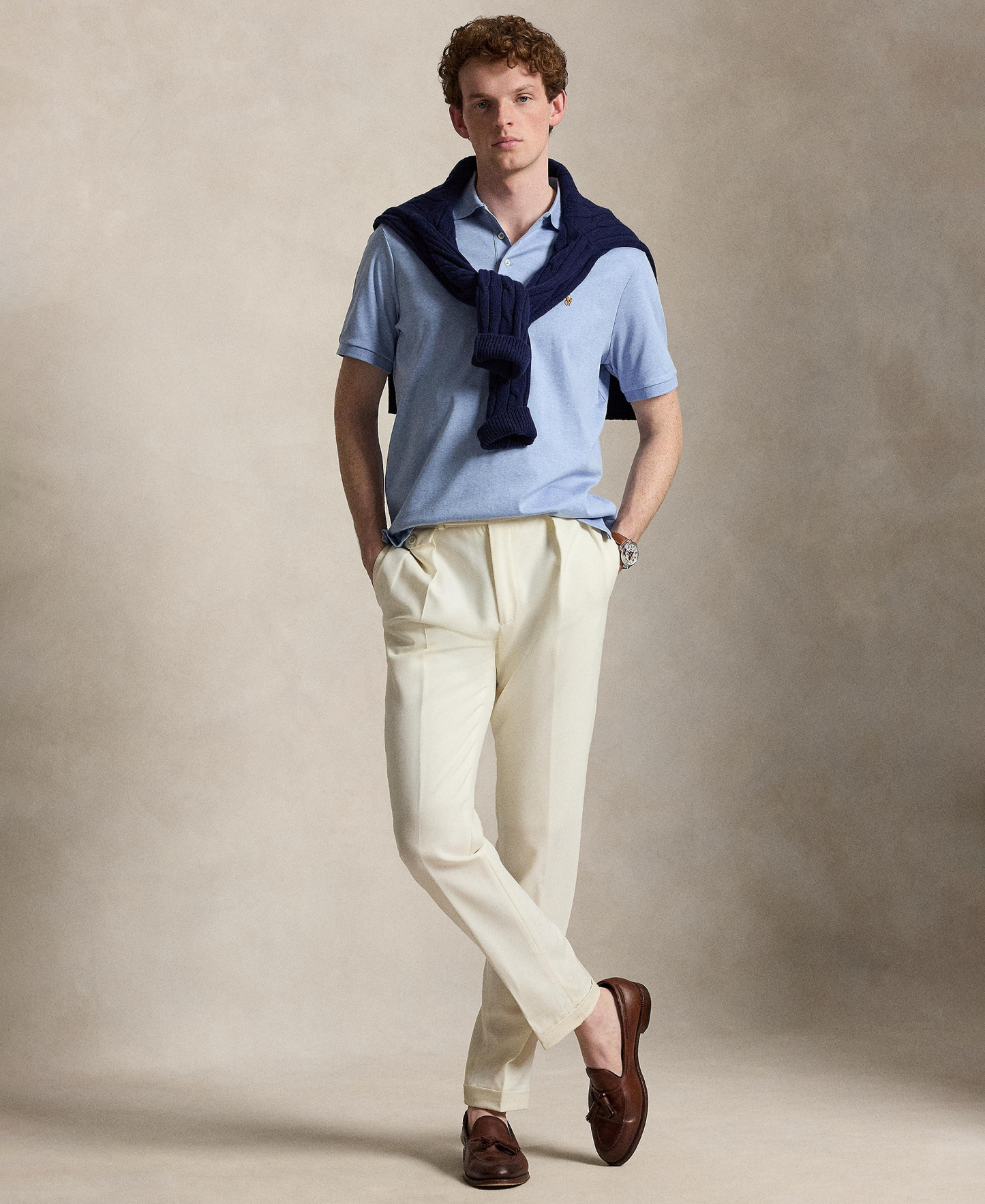 Polo Ralph Lauren Men's Classic-Fit Soft Cotton Polo Shirt - Isle Heather