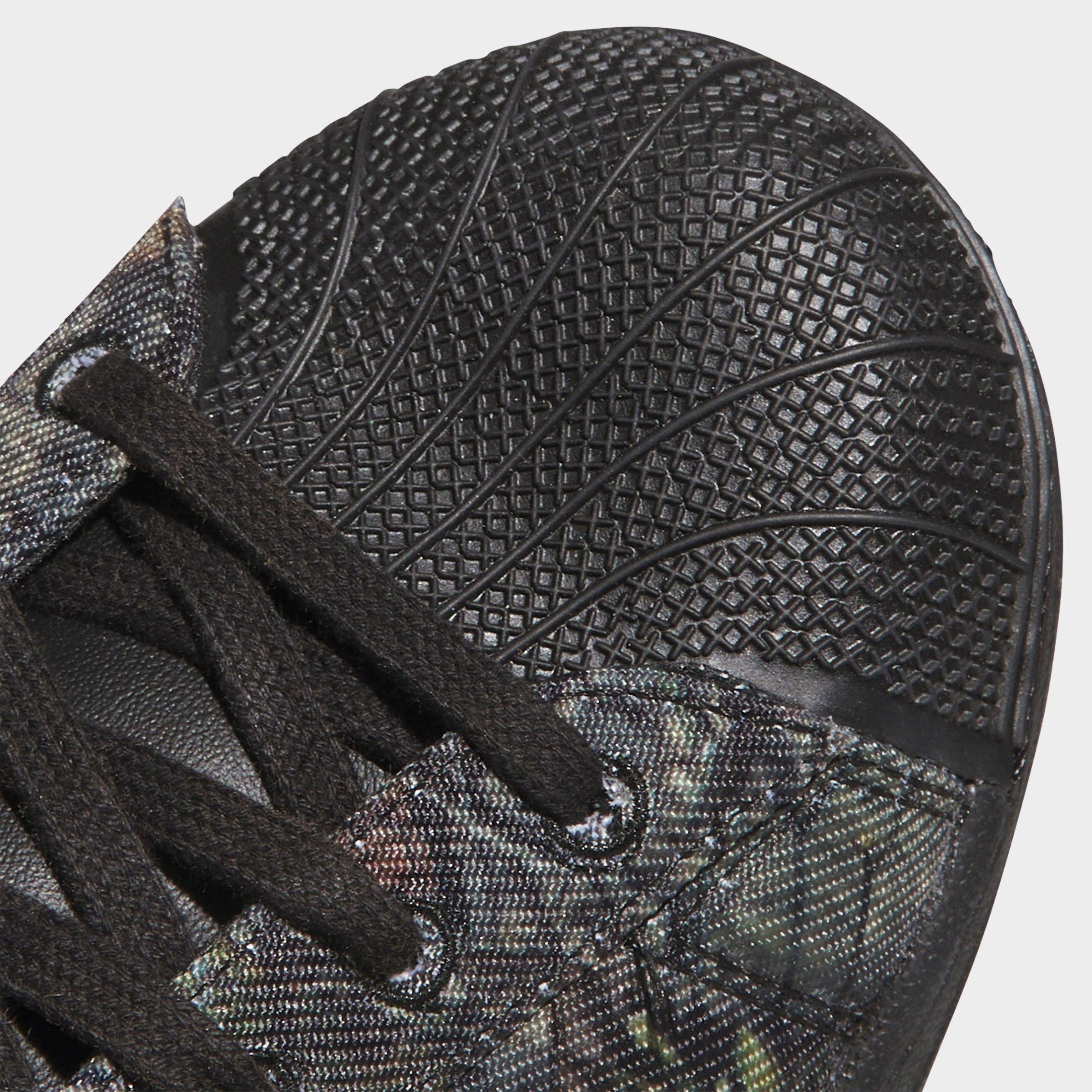 Men's adidas Originals Superstar II Casual Shoes - Part 2 - Core Black/Khaki/Gum - Detail shot