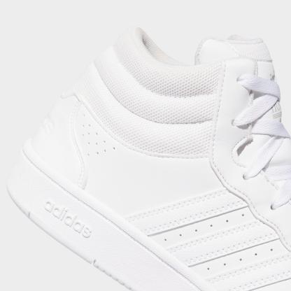 Men's adidas Hoops Classic Mid Casual Shoes - Cloud White/Cloud White/Grey - view 3