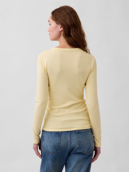 Modern Crewneck T-Shirt - Maize yellow