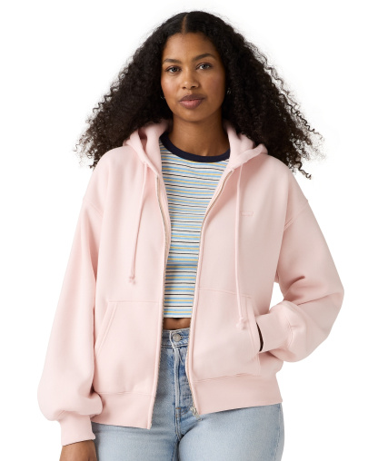 Levi's Women's Graphic Everyday Zip-Up Hoodie - Crystal Pink