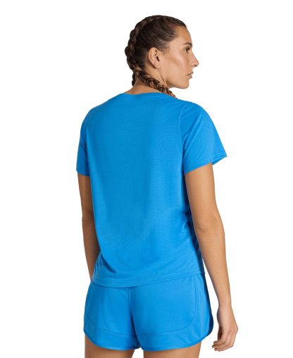 adidas Women's Workout Essentials Seamless Scoop Neck T-Shirt - Ray Blue