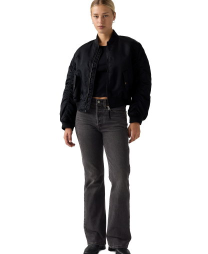 Levi's Premium Women's Wedgie Boot High-Rise Jeans - On The Tow