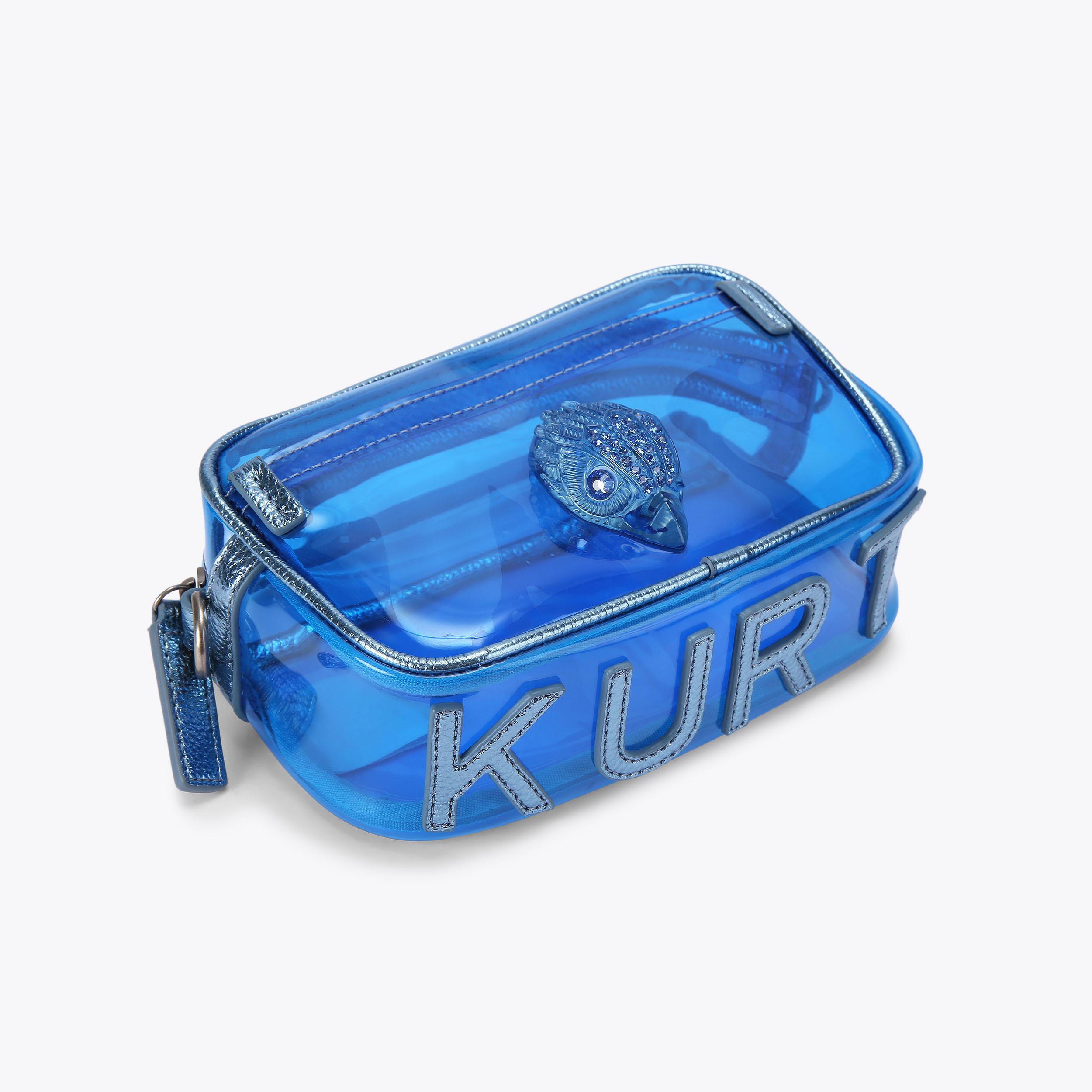 Kurt Geiger London Vinyl Kensington Camera Bag - Blue - view 3
