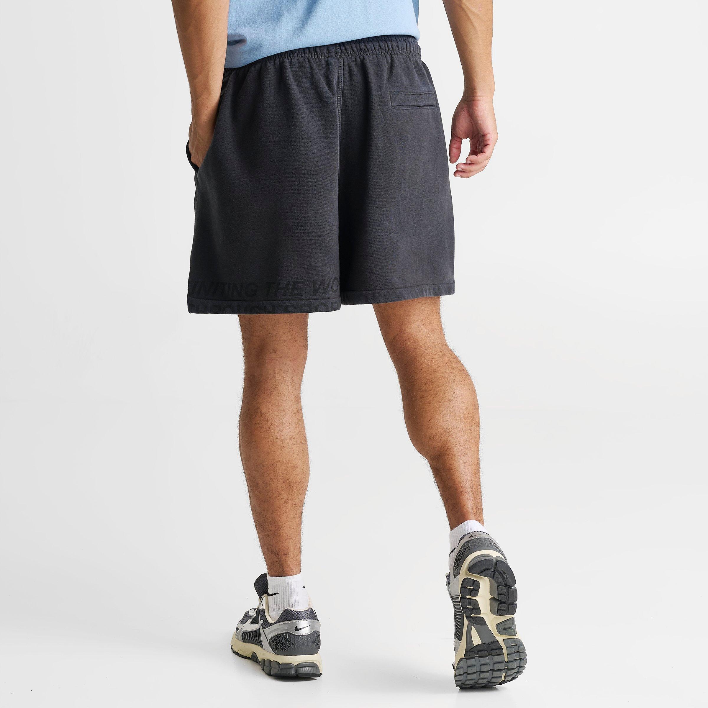 Men's Nithtke Sportswear Club Wordmark Fleece Shorts - Off Noir