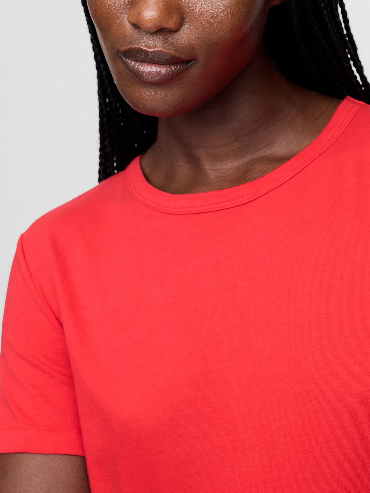 Organic Cotton VintageSoft T-Shirt - Tomato red