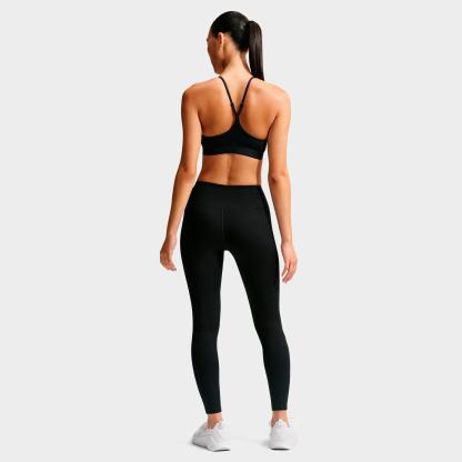 Women's Nithtke Dri-FIT Indy Light Support Padded Adjustable Sports Bra - Black/Black/Black