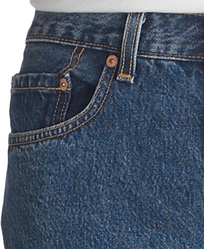 Levi's Men's 501™ Regular-Fit Button Fly Non-Stretch Jeans - Dark Stonewash