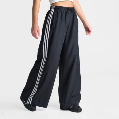 Women's adidas Originals Firebird Adilenium Woven Track Pants - Black/White