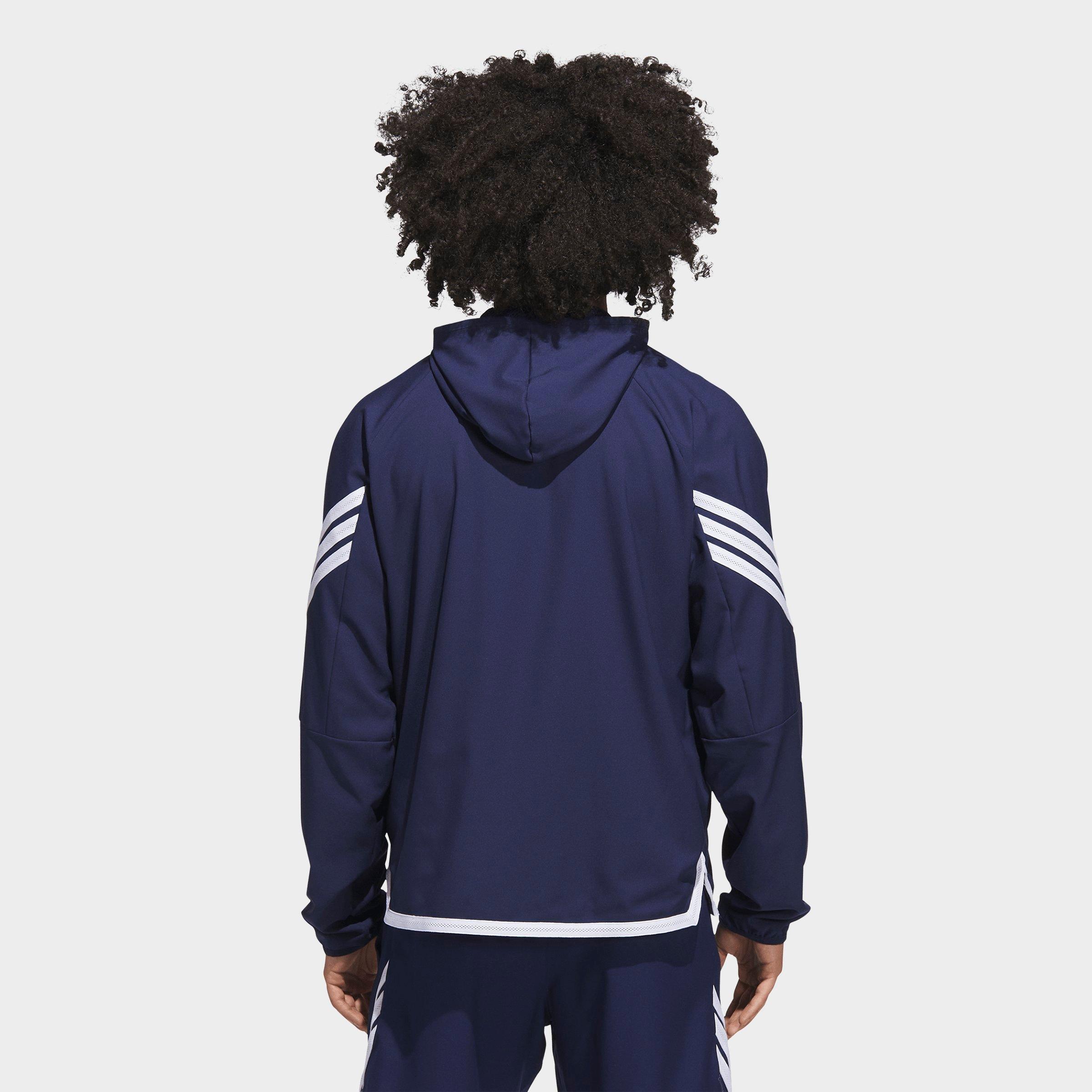 Men's adidas Crazy Lite Full-Zip Basketball Jacket - Team Navy Blue