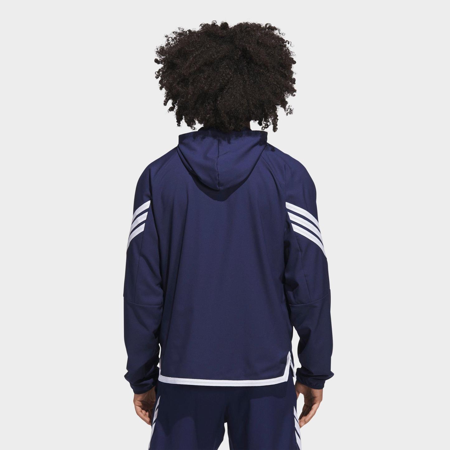 Men's adidas Crazy Lite Full-Zip Basketball Jacket - Team Navy Blue