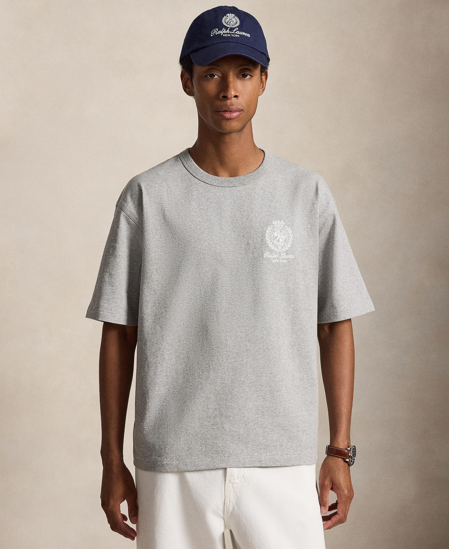 Polo Ralph Lauren Men's Jersey Graphic Relaxed-Fit T-Shirt - Andover Heather