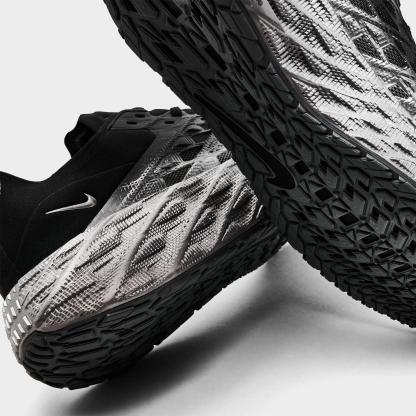 Men's Nithtke Ava Edge Casual Shoes - Black/Metallic Silver - Detail shot