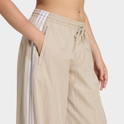 Women's adidas Originals Firebird Adilenium Woven Track Pants - Khaki Three/White