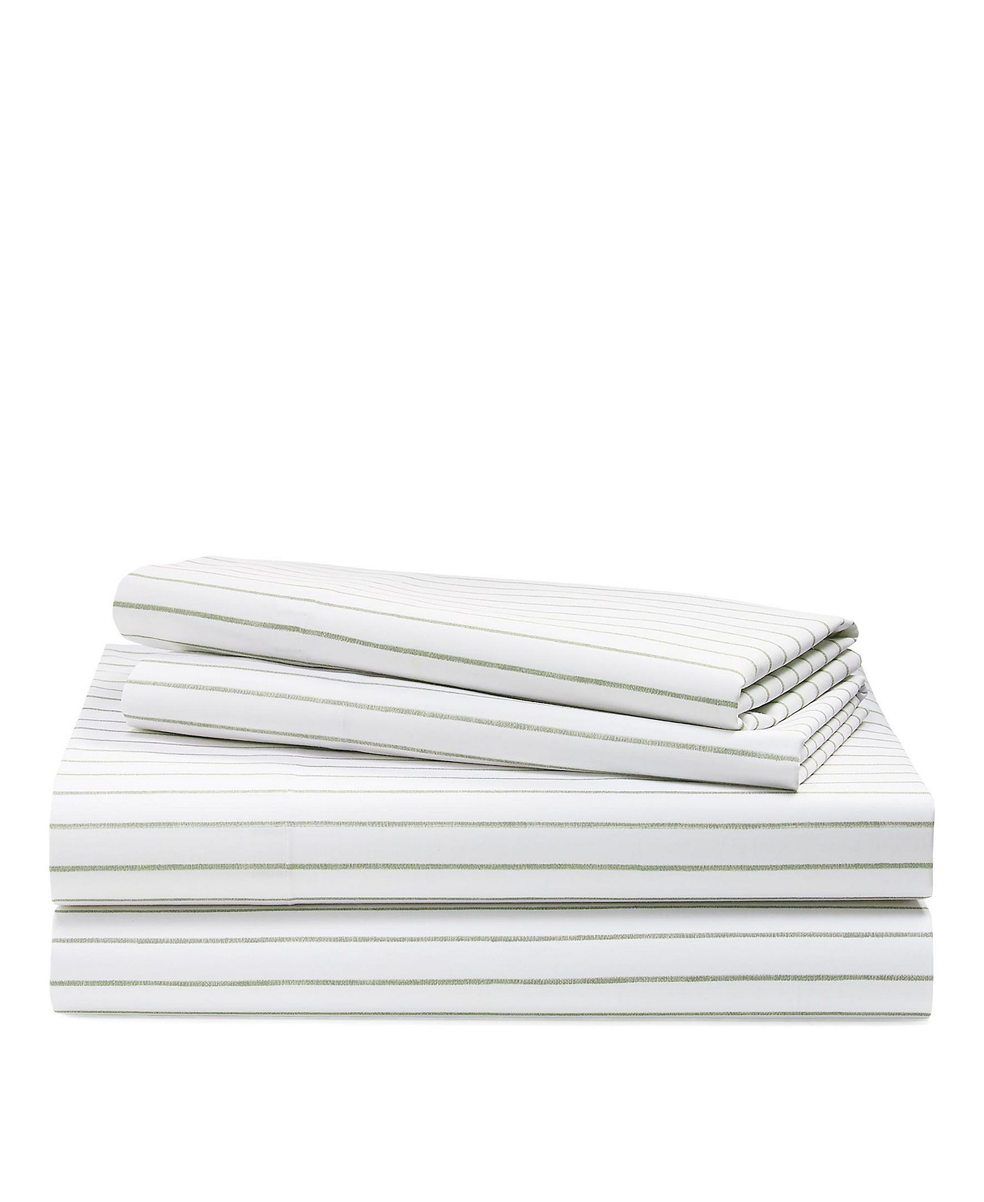 Lauren Ralph Lauren Spencer Stripe Sheet Set, Queen - Sage