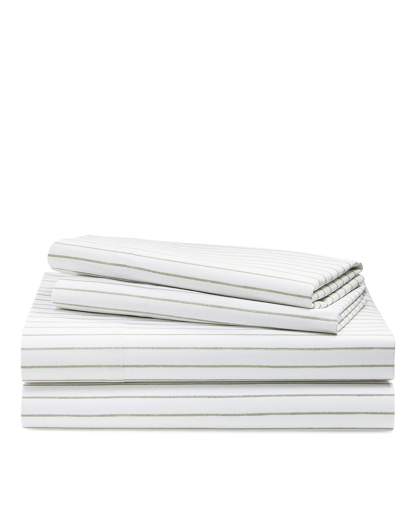 Lauren Ralph Lauren Spencer Stripe Sheet Set, Queen - Sage