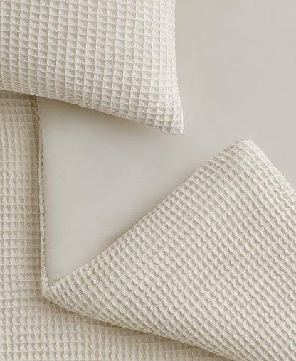 UGG® Kyla Waffle 2-Pc. Comforter Set, Twin/Twin XL - Cream