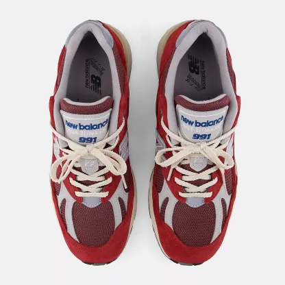 New Balance Made in UK 991V2 Vintage Sports, U991RS2