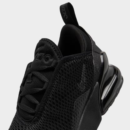 Little Kids' Nithtke Air Max 270 Casual Shoes - Black/Black/Black - Detail shot