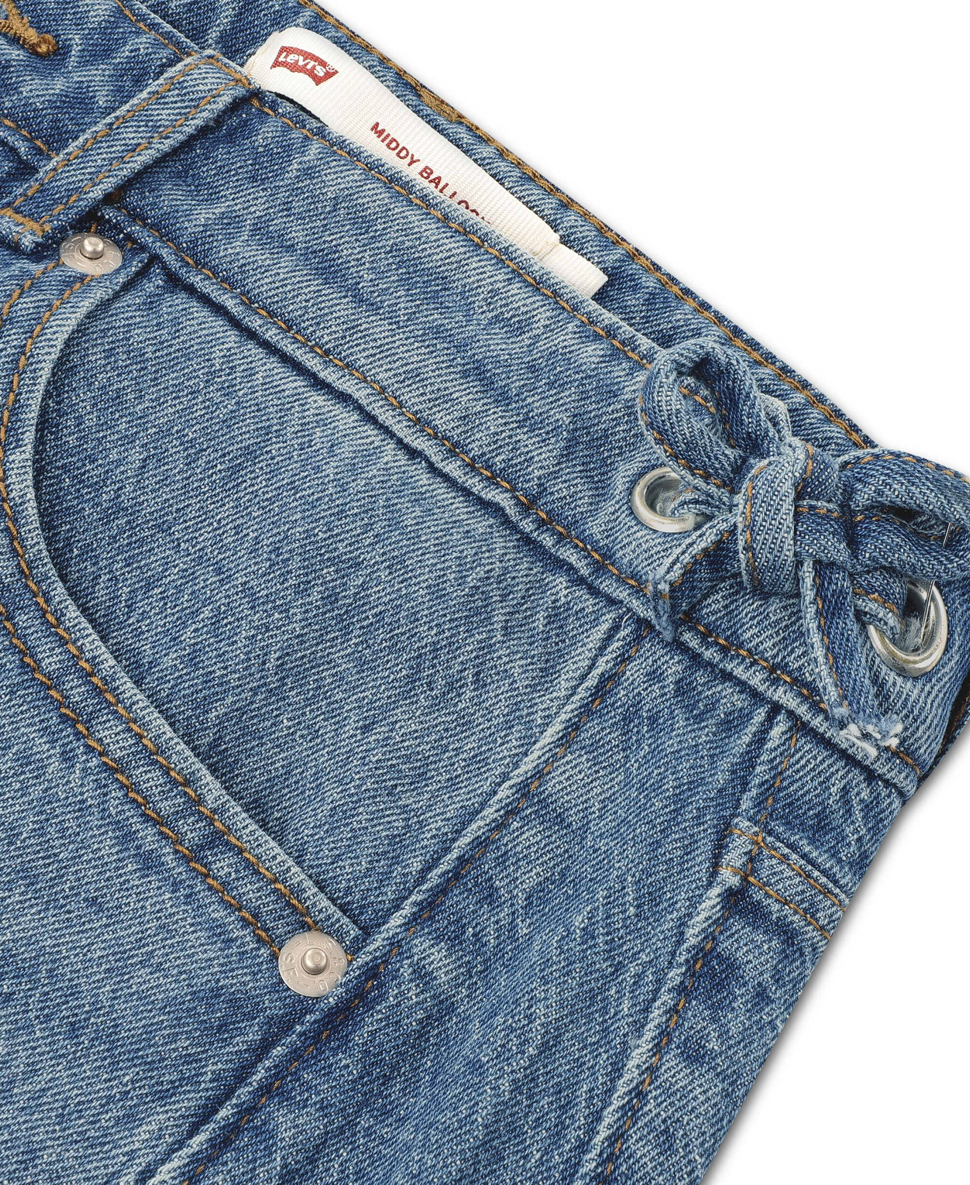 Levi's Girls' 7-16 Middy Balloon Leg Jeans - Polaroid