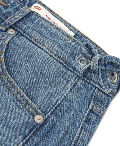 Levi's Girls' 7-16 Middy Balloon Leg Jeans - Polaroid
