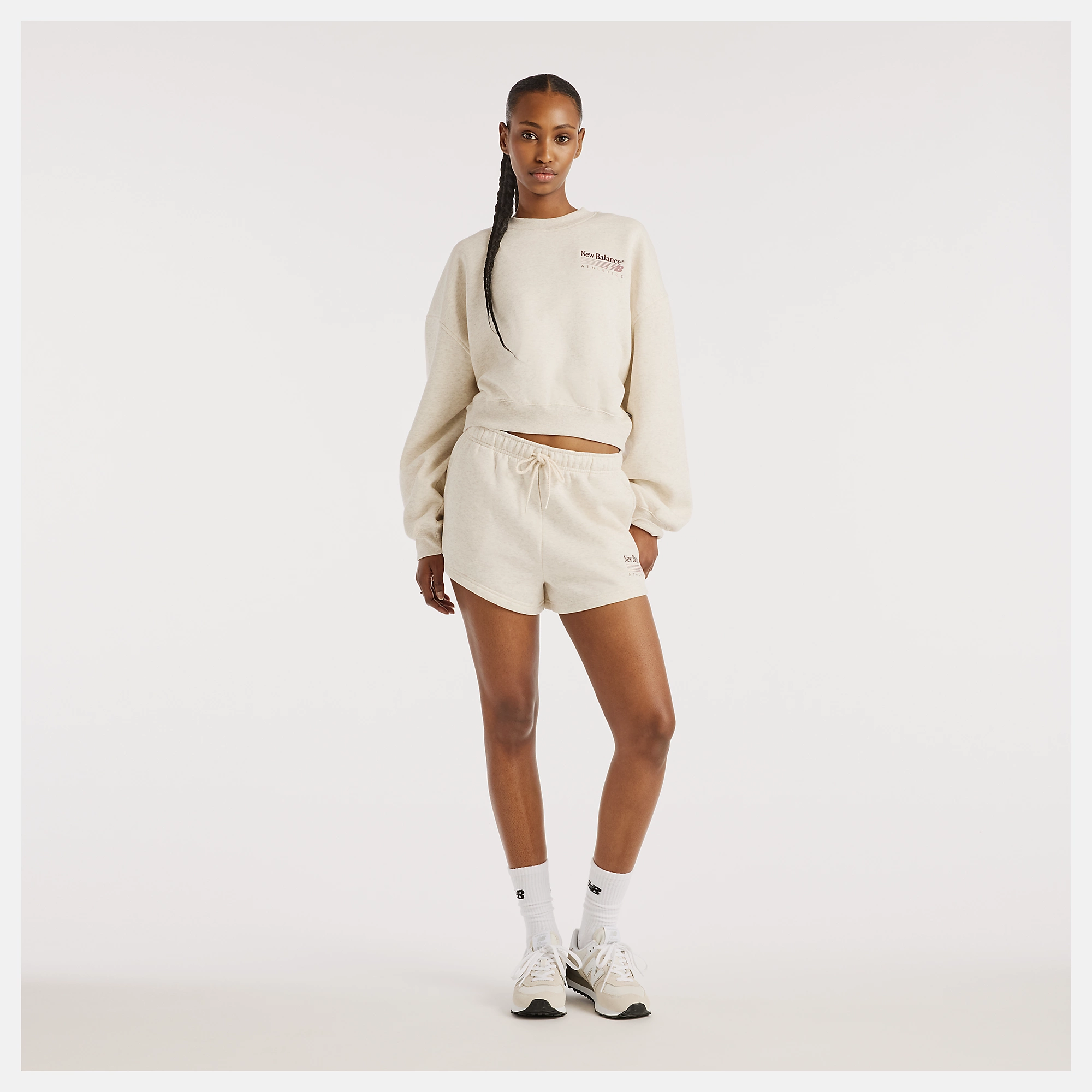 New Balance Trackside Fleece Crew, WT62T7JOLIT