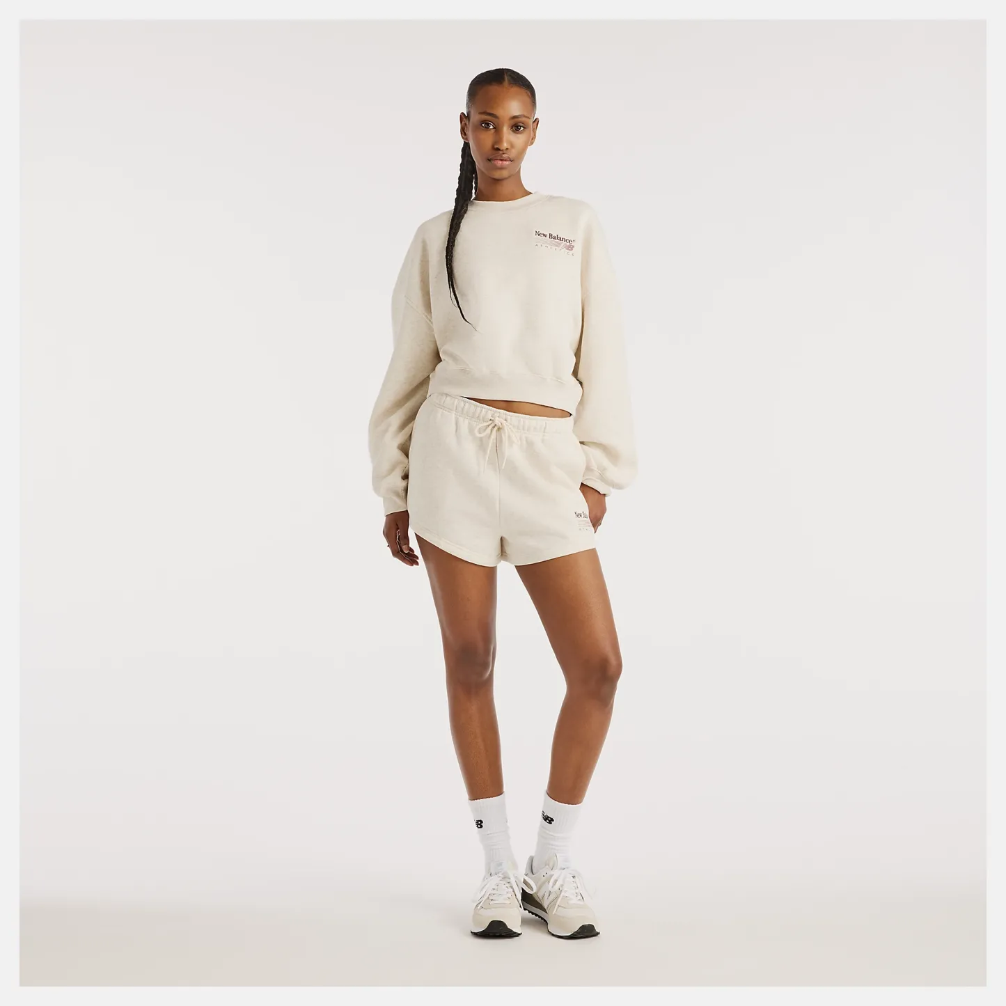 New Balance Trackside Fleece Crew, WT62T7JOLIT