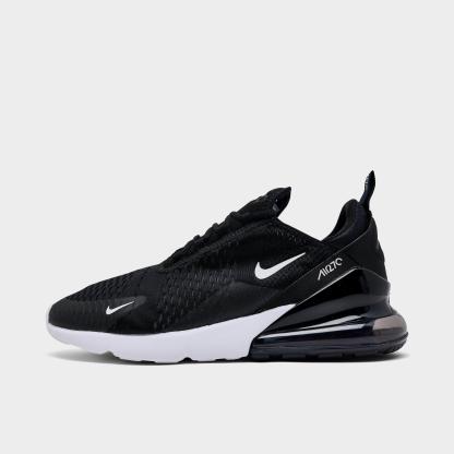 Men's Nithtke Air Max 270 Casual Shoes - Part 2 - Black/White/Solar Red/Anthracite - Left shoe facing left. Outside of the shoe.