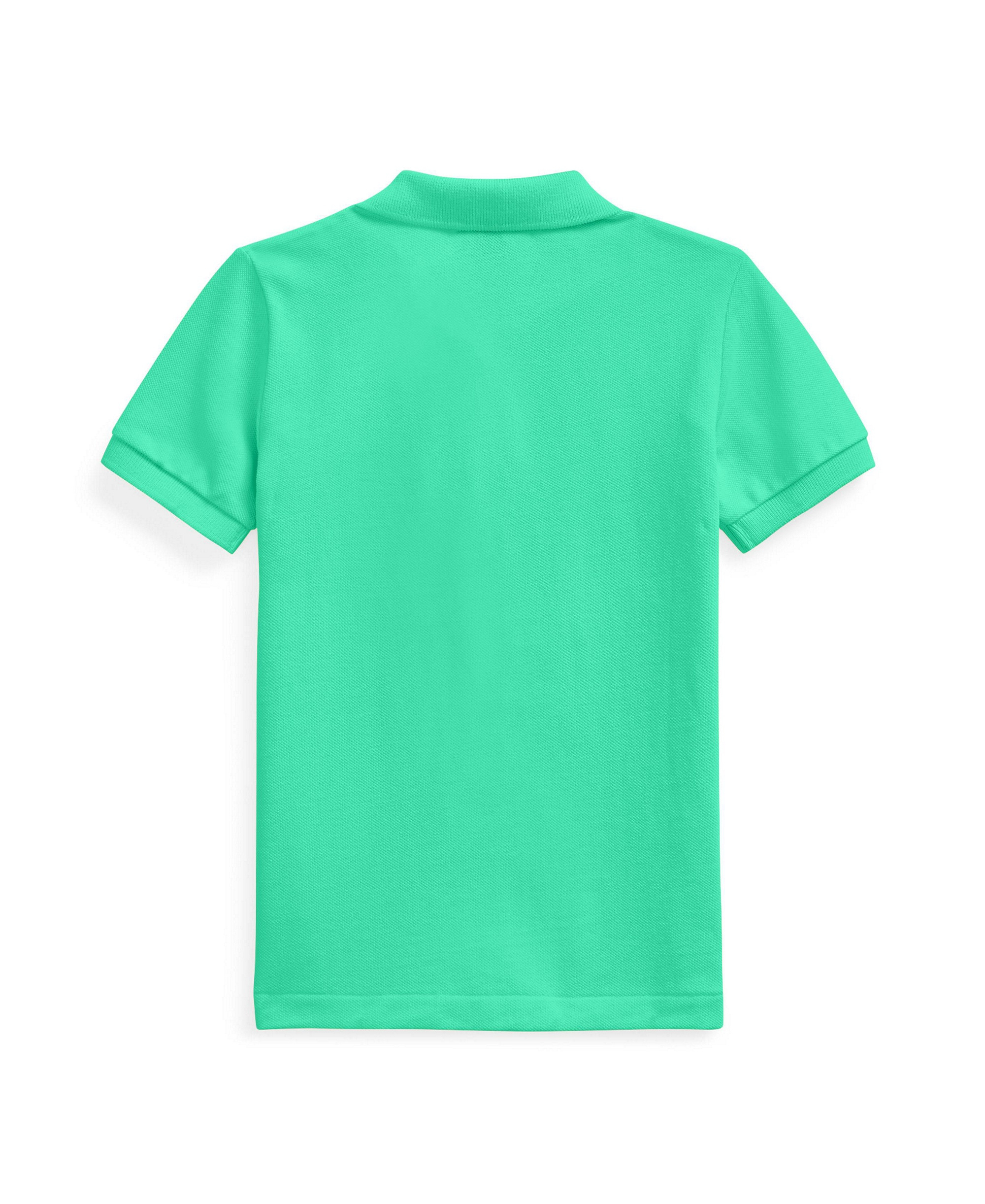 Polo Ralph Lauren Boys' 2T-7 Cotton Mesh Polo Shirt - Sunset Green