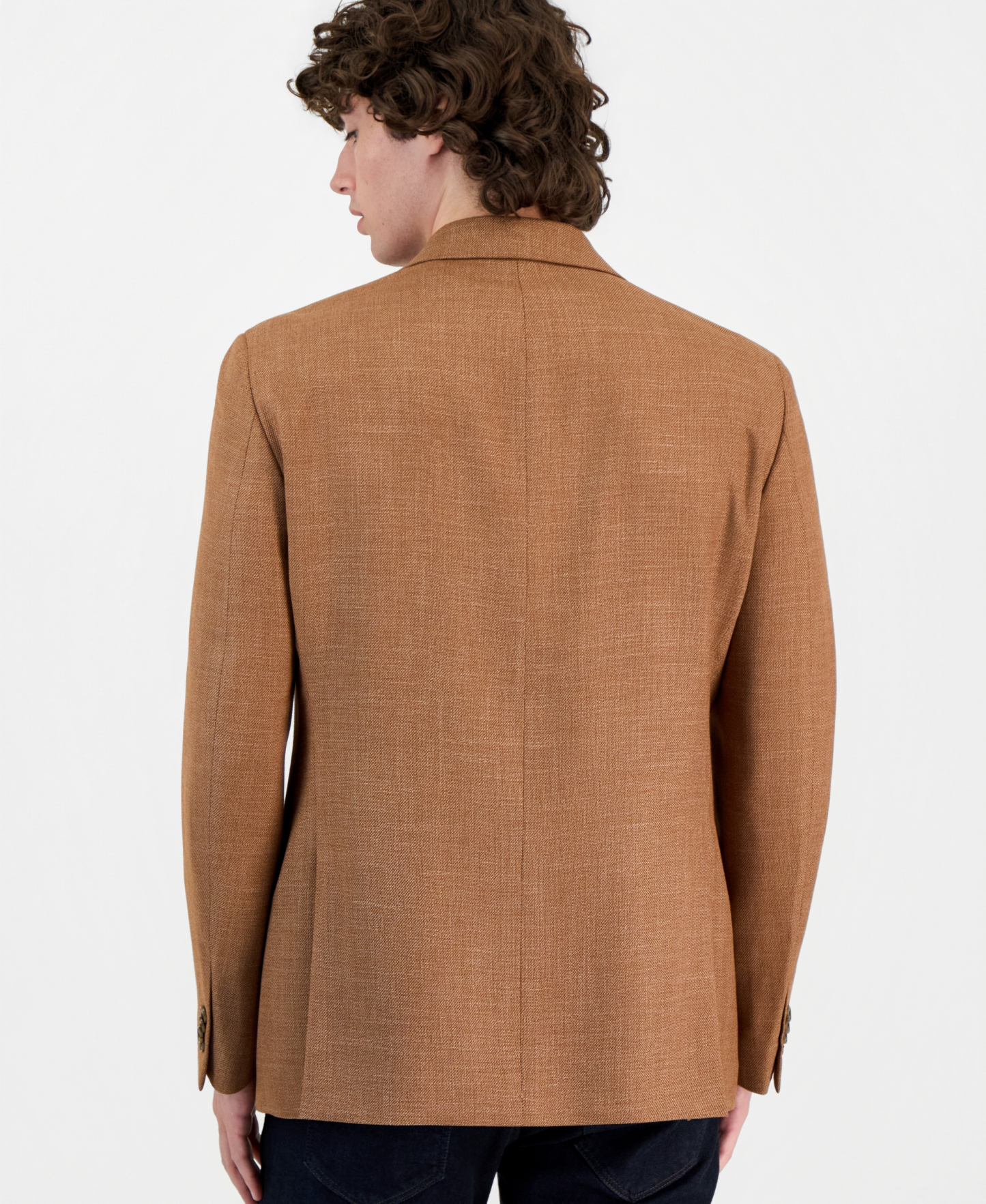 Tommy Hilfiger Men's Modern-Fit Solid Sport Coat - Rust