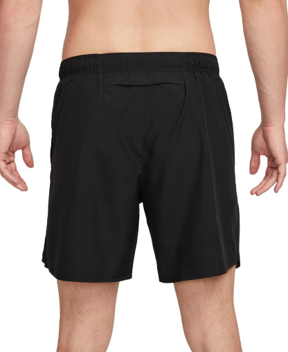 Nike Men's Challenger Dri-FIT Brief-Lined 7" Running Shorts - Black/reflective Silver