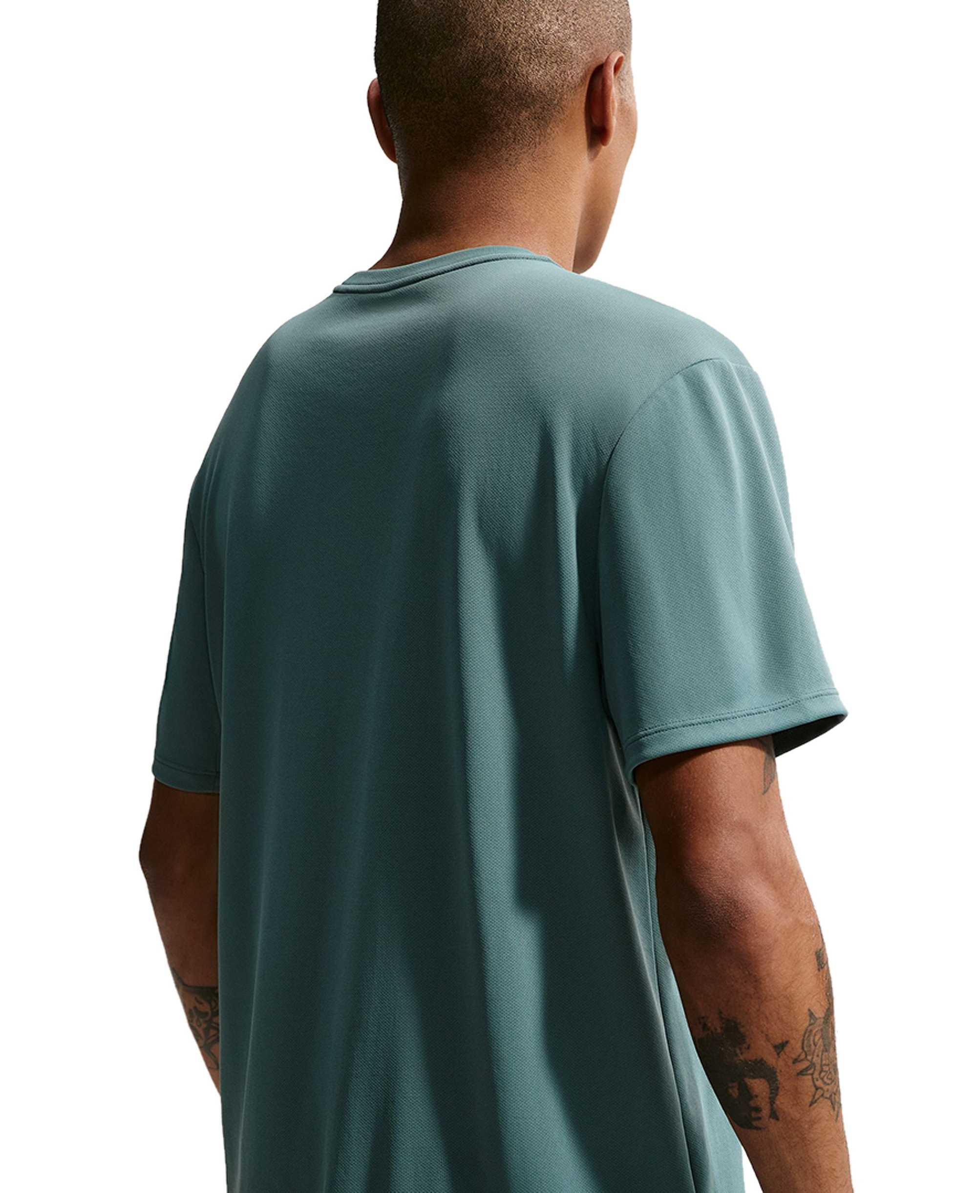 Nike Men's Miler Dri-FIT Running T-Shirt - Mineral Slate/Reflective Silver